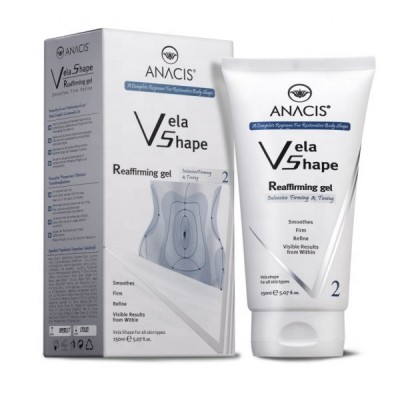 Vela Shape Body Reaffirming Gel for skin refining shaping, Anti Cellulite cream with Deep Cooling Hydration 150ml